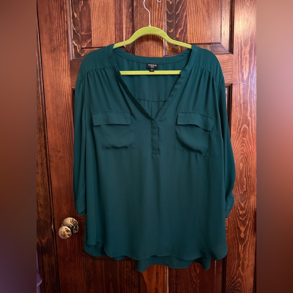 Green Women's Top by Torrid